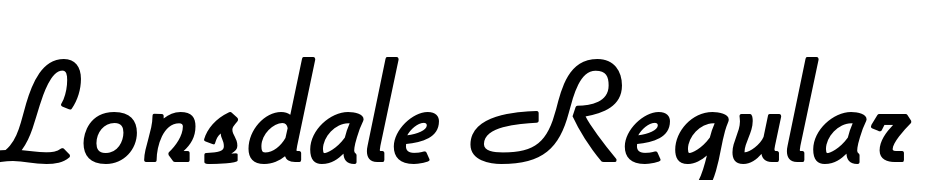 Lonsdale Regular Font Download Free